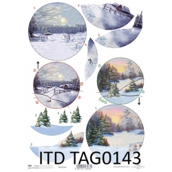 Przekładka do bombki A4 ITD TAG0143